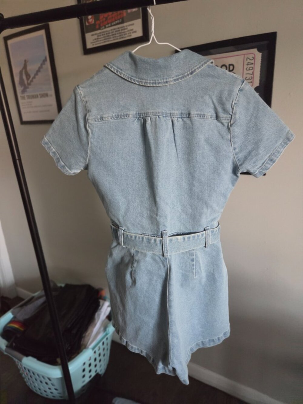 MUMU denim romper - Picture 2 of 3